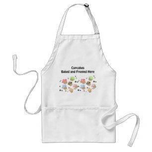 Adorable Cupcakes with Saying Standard Apron