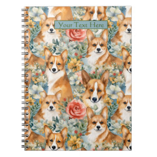 Adorable Custom Puppy  Notebook