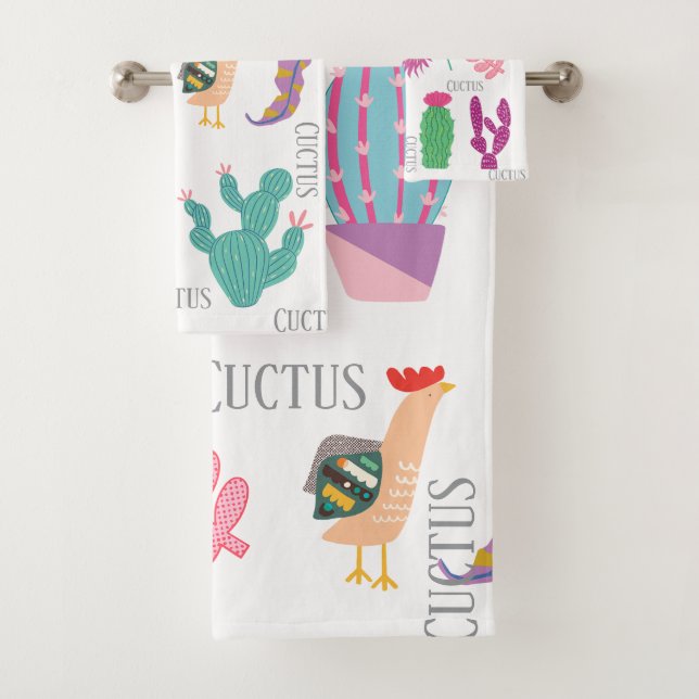 Adorable custus and leaves pattern cute pink blue (En situation)