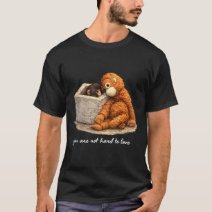 Adorable cute baby monkey punch men women kids Ado T-Shirt