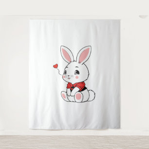 Adorable cute Bunny Tapestry