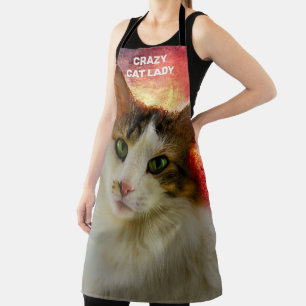 Adorable Cute Calico Cat Apron