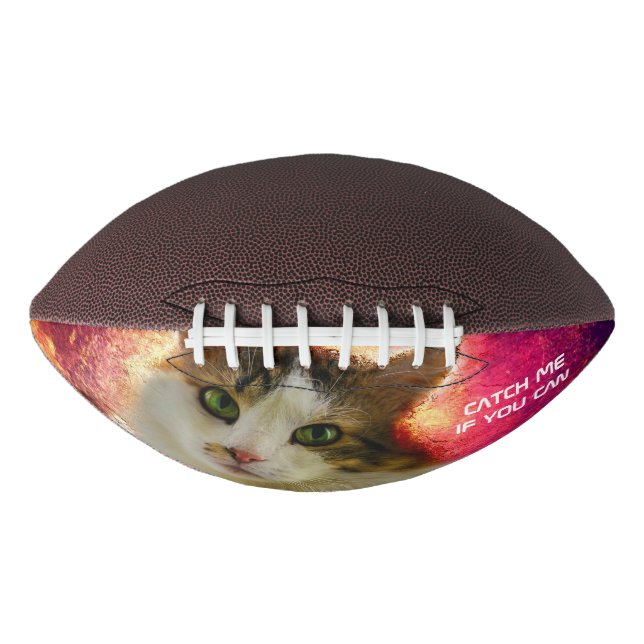 Adorable Cute Calico Cat Football (Front)