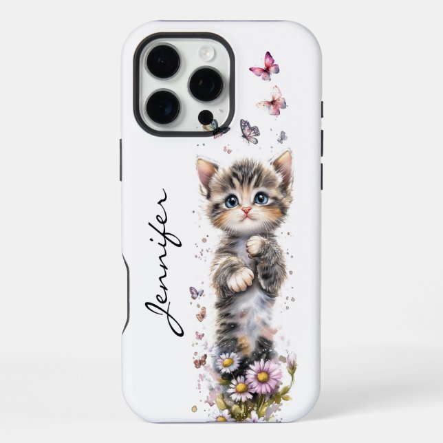 Adorable Cute Kitten iPhone / iPad case (Back)