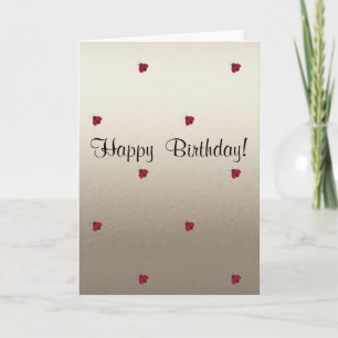 Adorable Cute ,Ladybugs,Luminous-Personalized Card