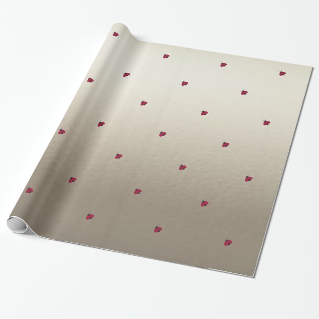 Adorable Cute ,Ladybugs,Luminous Wrapping Paper (Unrolled)