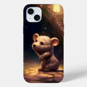 Adorable Cute Little Mouse iPhone 15 Mini Case