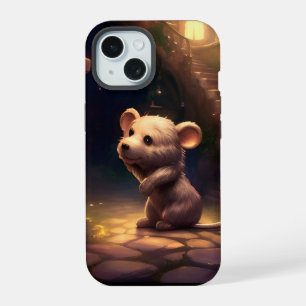 Adorable Cute Little Mouse iPhone 15 Case