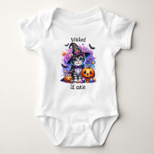 Adorable Cute Spooky Kids Halloween Baby Bodysuit
