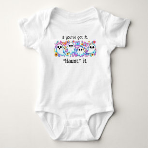 Adorable Cute Spooky Kids Halloween Baby Bodysuit
