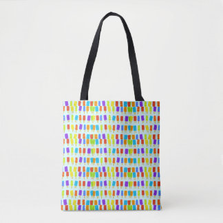 Adorable cute summer popsicles icecream kawaii le tote bag