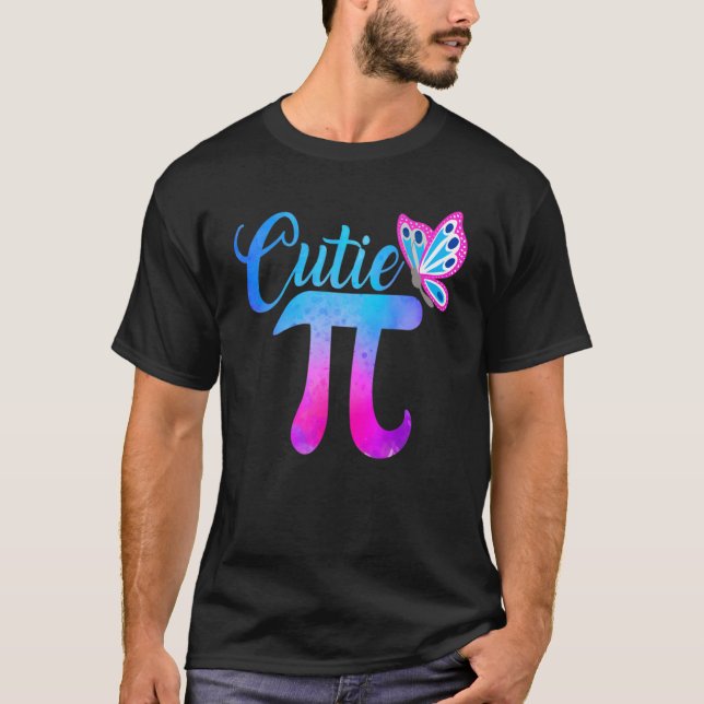 Adorable Cutie Pi Mathematics Pie Symbol Pun Pi Da T-Shirt (Front)