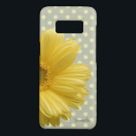 Adorable Daisy,Flower,Polka Dots   -Personalized Case-Mate Samsung Galaxy S8 Case<br><div class="desc">Adorable yellow  daisy on polka dots  with your name.</div>