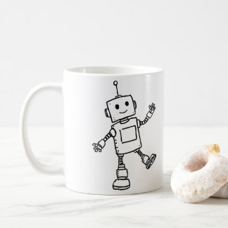 Adorable Dancing Robot Mug