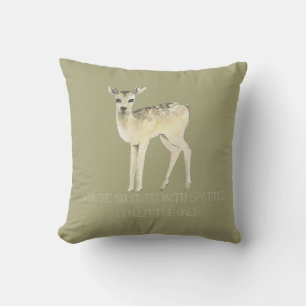 Adorable Deer Kid Accent Pillow