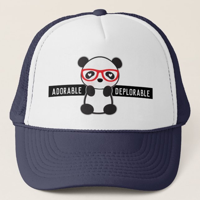 Adorable Deplorable Panda Bear Deplorable Hat (Front)