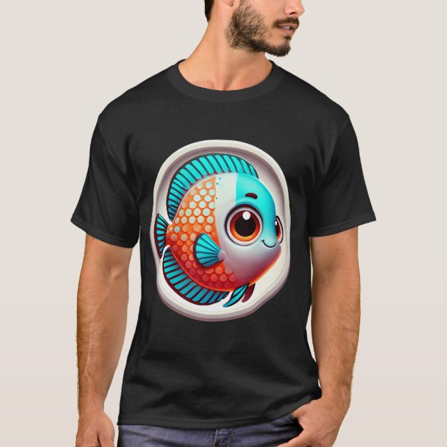 Adorable Discus Fish T-Shirt (Front)