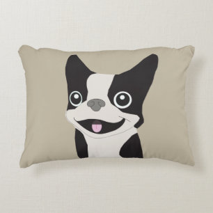 Adorable dog accent pillow