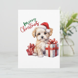 Adorable Dog Christmas Cards