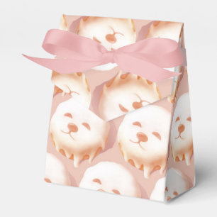 Adorable Dog Face Doughnut Favor Box