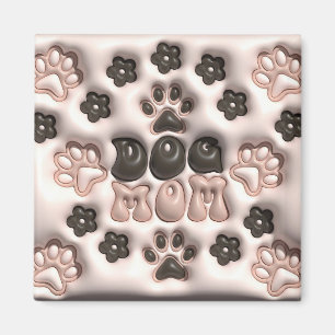 Adorable Dog Mom Magnet