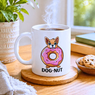 Adorable Dog-Nut Coffee Mug