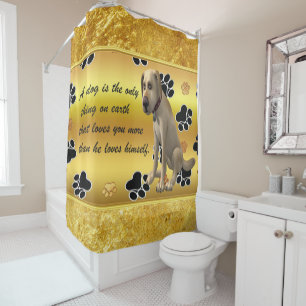 Adorable dog sitting with a cute fun quote