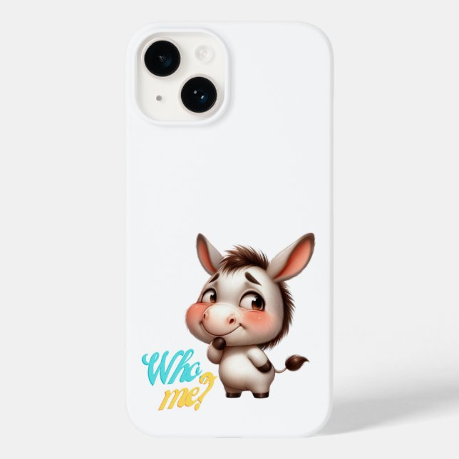 Adorable Donkey for Christmas 2024 - Perfect Gift Case-Mate iPhone Case (Back)