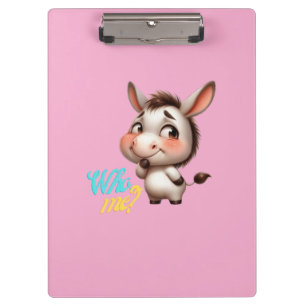 Adorable Donkey for Christmas 2024 - Perfect Gift Clipboard