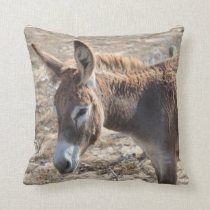 Adorable Donkey Throw Pillow