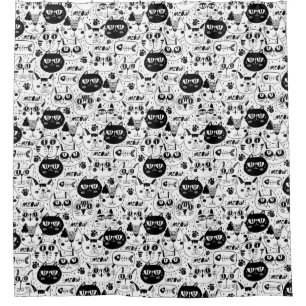 Adorable Doodle Cats Pattern