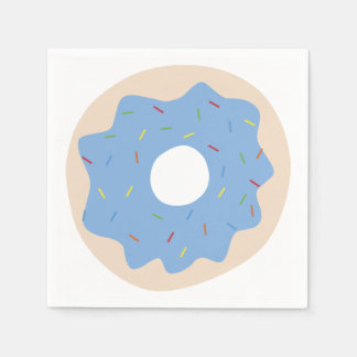 Adorable Doughnut (Blue) Napkin