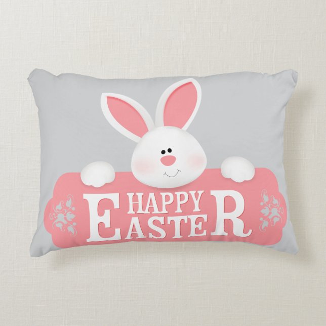 Adorable Easter Baby - Cute & Comfy 🐰🥚 Accent Pillow (Front)