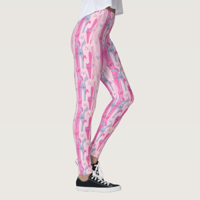 Adorable Easter Bunnies Pattern | Leggings (Right)