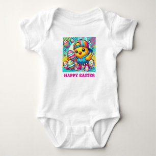 Adorable Easter Bunny One- Piece For Babies Baby Bodysuit