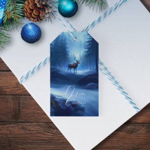 Adorable Editable Winter Wonderland Christmas Gift Tags