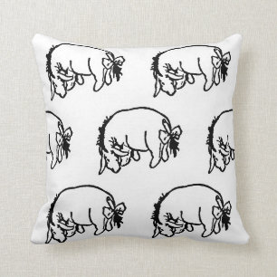 Adorable Eeyore Throw Pillow