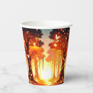 Adorable Elegant Enchanted Forest Baby Shower  Paper Cups
