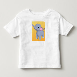 "Adorable Elephant Charm: Toddler Tee" T-shirt