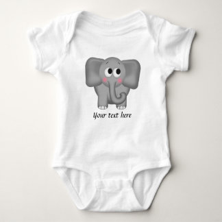 Adorable Elephant - Personalized Infant Onsie Baby Bodysuit
