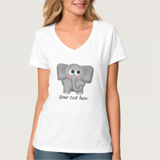 Adorable Elephant - Personalized T-Shirt