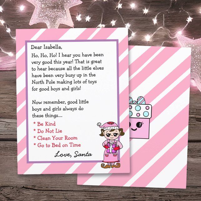 Adorable Elf Personalized Letter from Santa (Creator Uploaded)