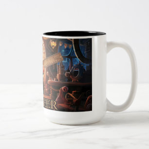 Adorable engineer gnome mug