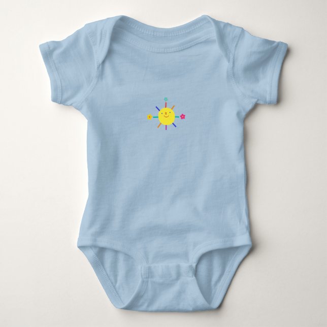 Adorable Face Bodysuit for Babies (Front)