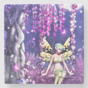 Adorable Fairy Stone Coaster