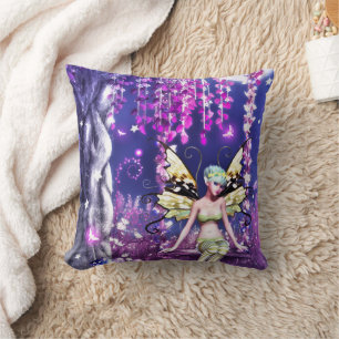 Adorable Fairy Throw Pillow