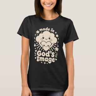 Adorable Faith Design Christian Kids Illustration T-Shirt