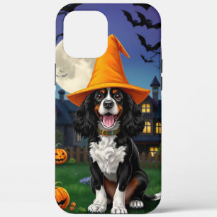 👻🐾 Adorable Festive Puppy with Halloween Spirit iPhone 12 Pro Max Case