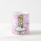 Adorable First Holy Communion blond girl name mug