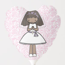 Adorable First Holy Communion brunette girl name